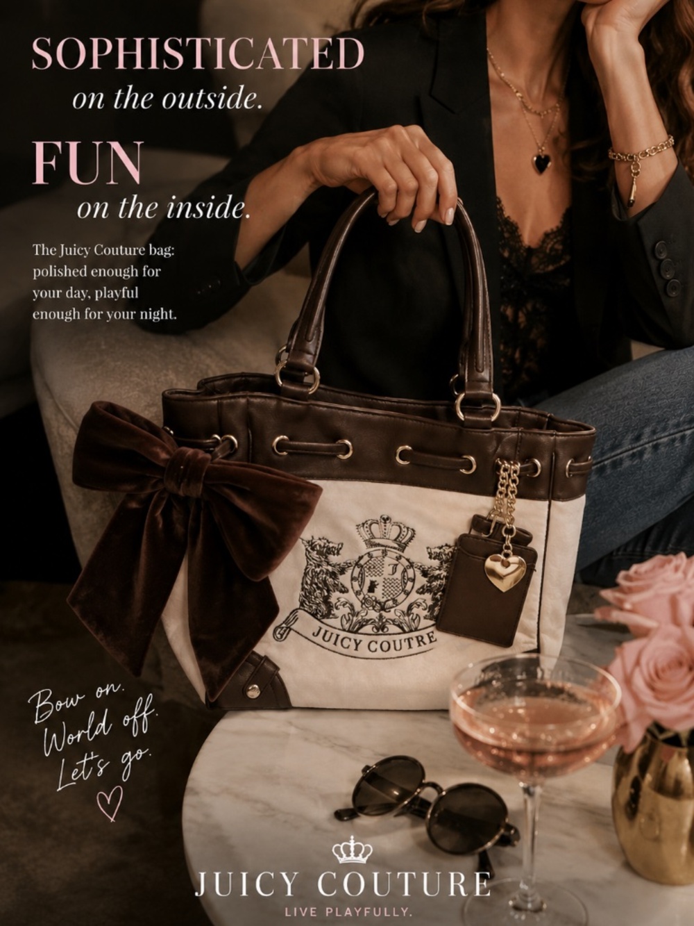 JUICY COUTURE DREAMER BOW BAG NWOT